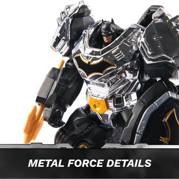 NEW DC Comics Metal Force Batman Action Figure 6" Toy Armor Suit Superhero Inclu - Picture 12 of 16